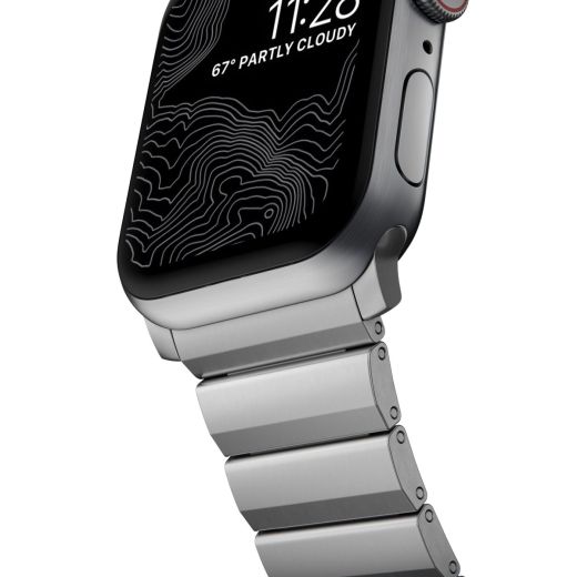 Титановый ремешок Nomad Titanium Band Natural для Apple Watch 42мм | 41мм | 40мм