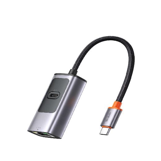 Переходник McDodo 2 в 1 USB-C to RJ45 | USB-C 100w (HU-0680)