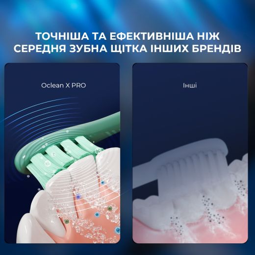 Електрична зубна щітка Oclean X Pro Mist Green