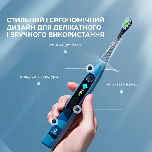 Электрическая зубная щетка Oclean X10 Electric Toothbrush Blue (6970810551914)