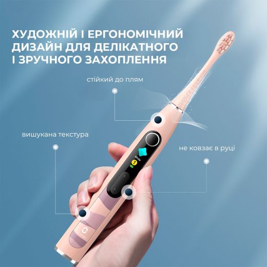Електрична зубна щітка Oclean X10 Electric Toothbrush Pink (6970810551921)