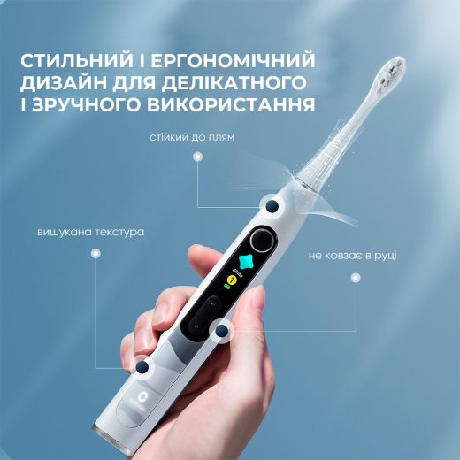 Электрическая зубная щетка Oclean X10 Electric Toothbrush Grey (6970810551938)