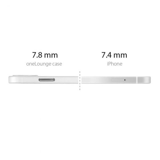 Супертонкий чохол oneLounge 1Thin 0.35mm White для iPhone 13 mini