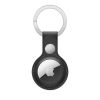 Брелок с кольцом CasePro Leather Key Ring Black для AirTag