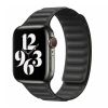 Кожаный ремешок CasePro Leather Link Size S | M Magnetic Black для Apple Watch 41mm | 40mm | 38mm