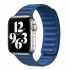 Кожаный ремешок CasePro Leather Link Size M | L Magnetic Baltic Blue для Apple Watch 45mm | 44mm | 42mm