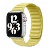 Кожаный ремешок CasePro Leather Link Size S | M Magnetic Yellow для Apple Watch 42mm | 41mm | 40mm | 38mm