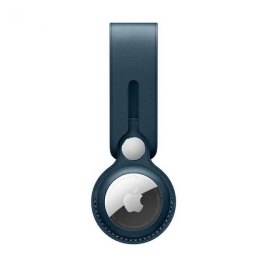Підвіска-петля CasePro Leather Loop Baltic Blue для AirTag