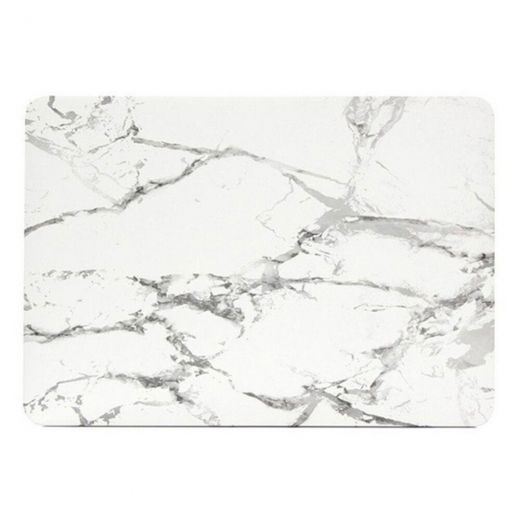Пластиковый чехол Marble White | Gray для MacBook Pro 13" (M1| M2 | 2020 | 2022)