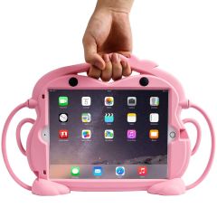 Детский противоударный чехол CasePro Monkey Pink для Apple iPad 10.2"(2019 | 2020 | 2021)