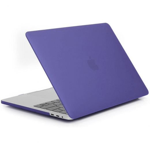 Пластиковый чехол CasePro Soft Touch Matte Purple для MacBook Pro 13" (M1| M2 | 2020 | 2022)