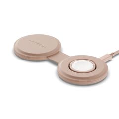 Бездротова зарядка Satechi OntheGo™ 2 в 1 Charger Desert Rose (ST-QTG21R)