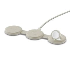 Бездротова зарядка Satechi OntheGo™ 3 в 1 Charger Sand (ST-QTG31W)