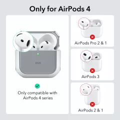 Чохол ESR Orbit Hybrid Snap-and-Charge Bundle Black для AirPods 4 (2024)