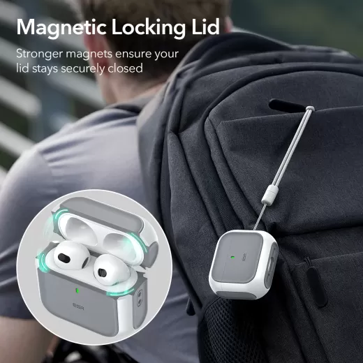 Чохол ESR Orbit Hybrid Case (HaloLock) Blue для AirPods 4 (2024) (1C0110402)