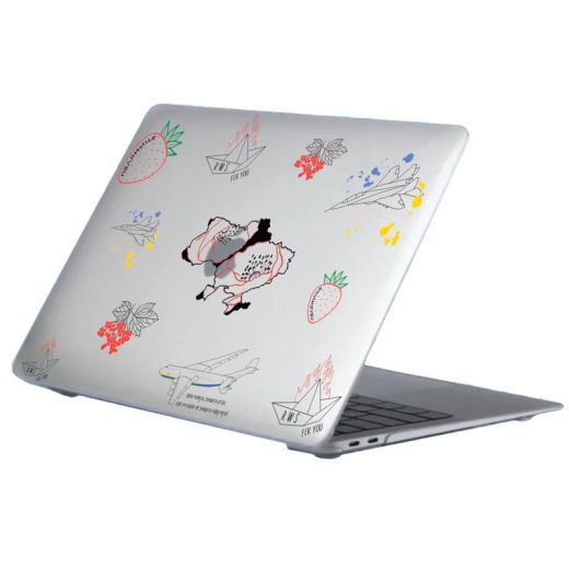 Чехол-накладка Oriental Case Tattoo stickers Ukraine для MacBook Pro 13" (M1| M2 | 2020 | 2022)