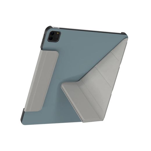 Защитный чехол-подставка SwitchEasy Origami Protective Exquisite Blue для iPad Pro 12.9" (2020 | 2021 | 2022 | M1 | M2)  (GS-109-176-223-184)