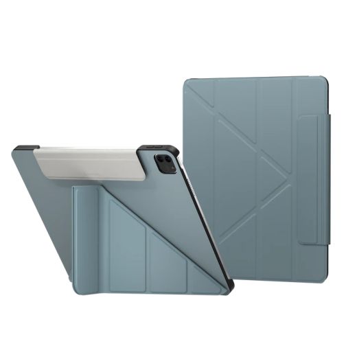 Защитный чехол-подставка SwitchEasy Origami Protective Exquisite Blue для iPad Pro 12.9" (2020 | 2021 | 2022 | M1 | M2)  (GS-109-176-223-184)