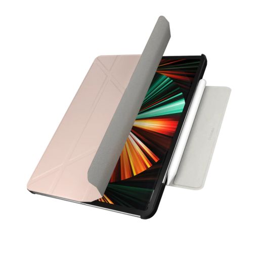 Защитный чехол-подставка SwitchEasy Origami Protective Pink Sand для iPad Pro 12.9" (2020 | 2021 | 2022 | M1 | M2) (GS-109-176-223-182)