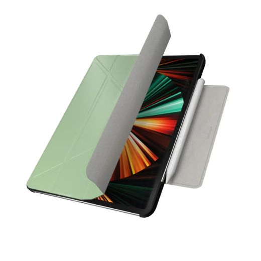 Защитный чехол-подставка SwitchEasy Origami Protective Spring Green для iPad Pro 12.9" (2020 | 2021 | 2022 | M1 | M2) (GS-109-176-223-183)