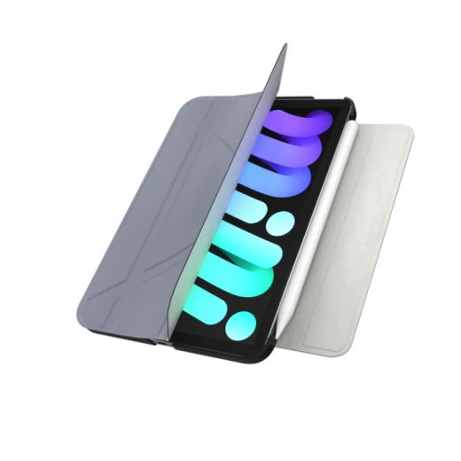 Защитный чехол-подставка SwitchEasy Origami Protective Alaskan Blue для iPad mini 6 (2021) (GS-109-224-223-185)