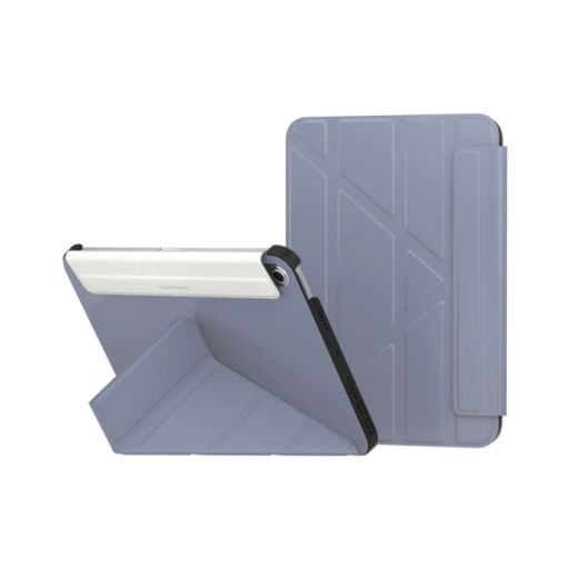 Защитный чехол-подставка SwitchEasy Origami Protective Alaskan Blue для iPad mini 6 (2021) (GS-109-224-223-185)