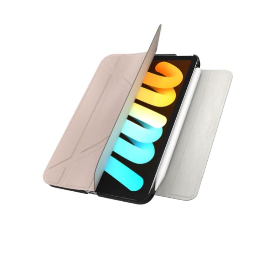 Захисний чохол-підставка SwitchEasy Origami Protective Pink Sand для iPad mini 6 (2021) (GS-109-224-223-182)