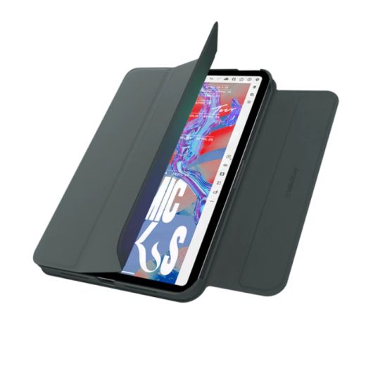 Защитный чехол-подставка SwitchEasy Origami+ Magnetically Detachable Folio with Pencil Storage Ultimate Gray для iPad mini 6 (2021) (GS-109-224-292-219)