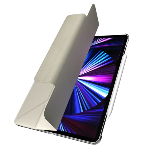 Чехол-подставка Switcheasy Origami Nude Starlight для iPad Pro 12.9" (2020 | 2021 | 2022 | M1 | M2) (SPD129037SI22)