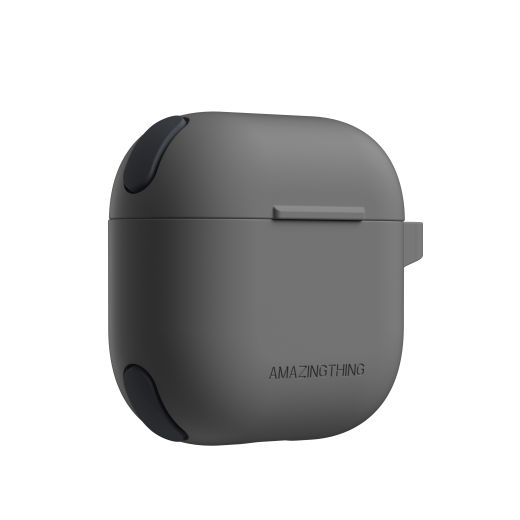 Силіконовий чохол AmazingThing Omni GripClip Case Titan Black для Airpods 4 (APRO4OMBK)