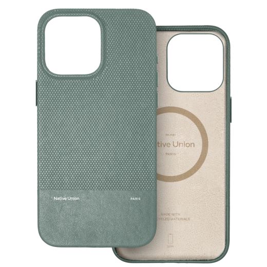 Шкіряний чохол Native Union (RE) Classic Case Slate Green для iPhone 16 Pro Max (RECLA‑GRN-NP24PM)