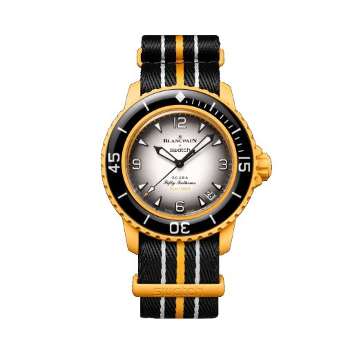 Часы Blancpain X Swatch Bioceramic Scuba Fifty Fathoms Pacific Ocean