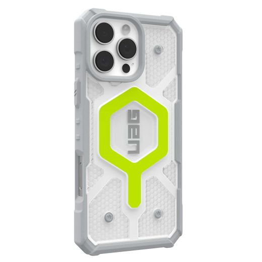 Противоударный чехол UAG Pathfinder Clear Magsafe Active Neon для iPhone 16 Pro Max (114465118181)