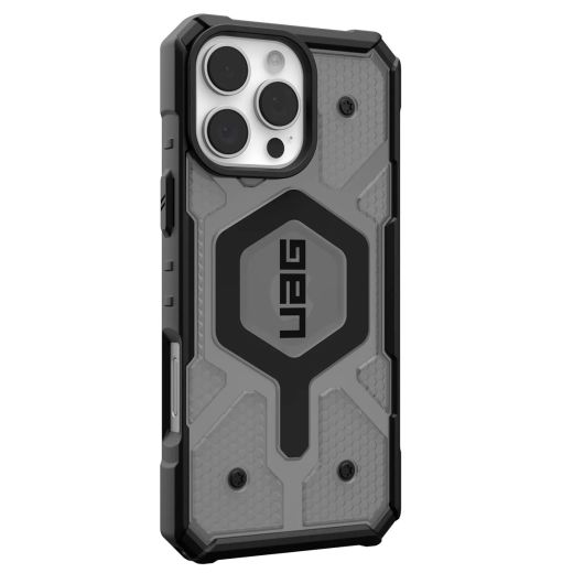 Протиударний чохол UAG Pathfinder Clear Magsafe Ash для iPhone 16 Pro (114464113131)