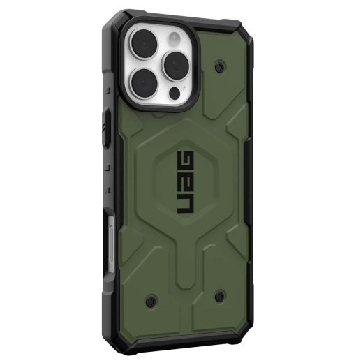 Противоударный чехол UAG Pathfinder Magsafe Olive Drab для iPhone 16 Pro (114468117272)
