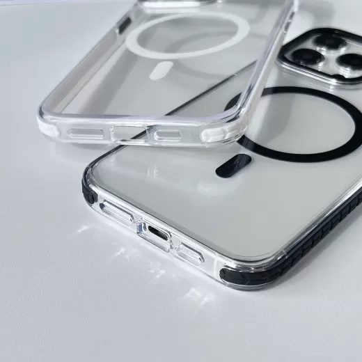 Чехол CasePro Shield Metal with MagSafe Blue для iPhone 15