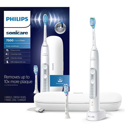 Электрическая зубная щетка Philips Sonicare ExpertClean 7500 White (HX9690/06)