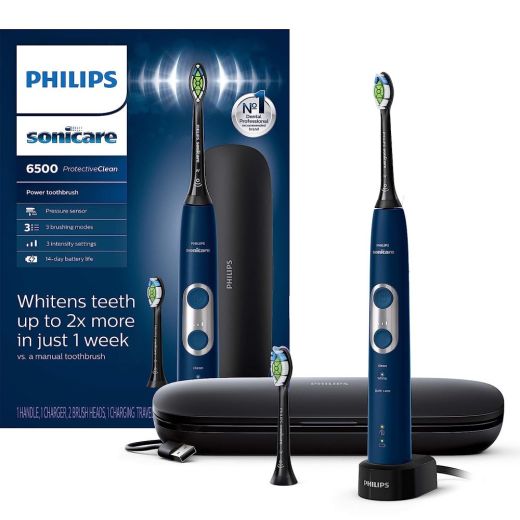 Электрическая зубная щетка Philips Sonicare ProtectiveClean 6500 Navy Blue (HX6462/07)