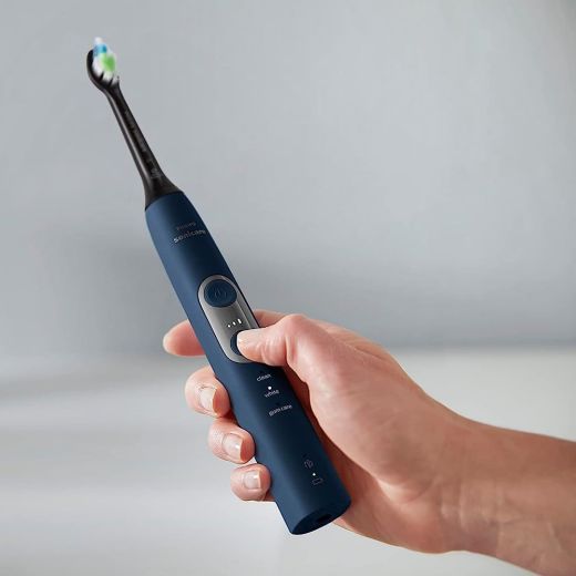 Електрична зубна щітка Philips Sonicare ProtectiveClean 6500 Navy Blue (HX6462/07)