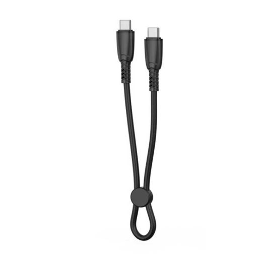 Кабель XO NB-Q248B Suluo Series Portable Silicone Type-c to Type-C 60W 0.25м Black