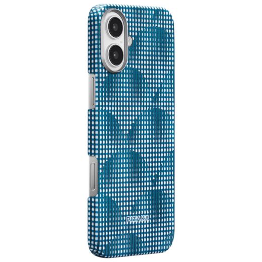 Карбоновый чехол Pitaka Ultra-Slim Case Photosynthesis Ocean Blue для iPhone 16