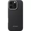 Карбоновий чохол Pitaka Ultra-Slim Case Black/Grey Twill для iPhone 16 Pro (KI1601PA)