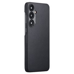 Карбоновый чехол Pitaka Classic Ultra-Slim Case Black/Grey Twill для Samsung Galaxy S24 (KS2401)