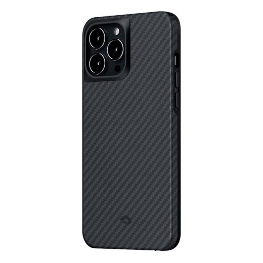 Противоударный чехол Pitaka MagEZ Case Pro Black | Grey для iPhone 13 Pro (KI1301PP)