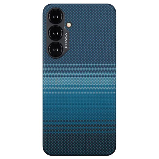 Карбоновый чехол Pitaka Tactile Woven Case Moonrise для Samsung Galaxy S24 Plus (FM2401S)