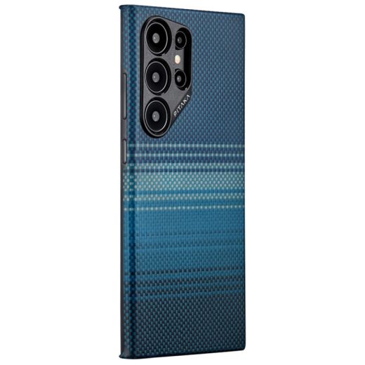 Карбоновий чохол Pitaka Tactile Woven Case Moonrise для Samsung Galaxy S24 Ultra (FM2401U)