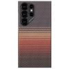 Карбоновый чехол Pitaka Tactile Woven Case Sunset для Samsung Galaxy S24 Ultra (FS2401U)