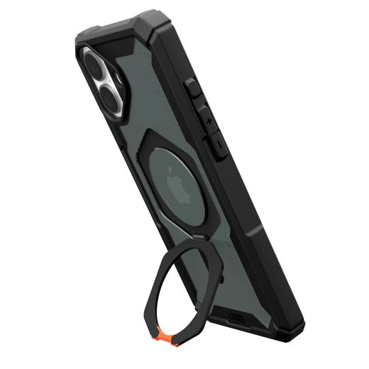 Противоударный чехол UAG Plasma XTE Magsafe Black/Orange для iPhone 16 (114476114097)