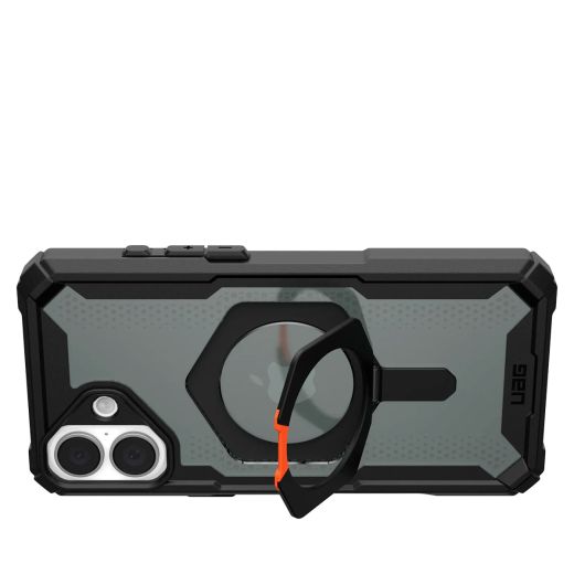 Противоударный чехол UAG Plasma XTE Magsafe Black/Orange для iPhone 16 (114476114097)