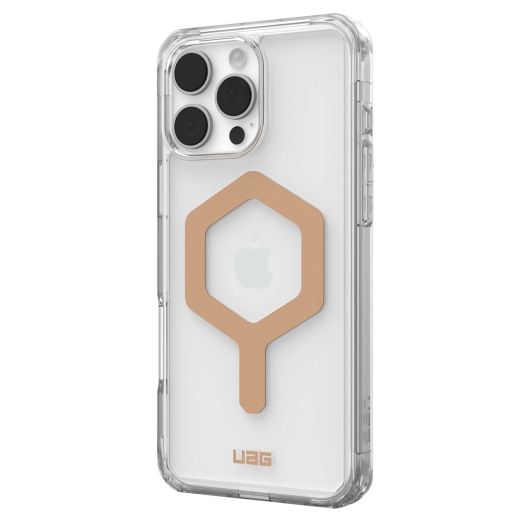 Протиударний чохол UAG Plyo Magsafe Ice/Gold для iPhone 16 Pro Max (114481114381)
